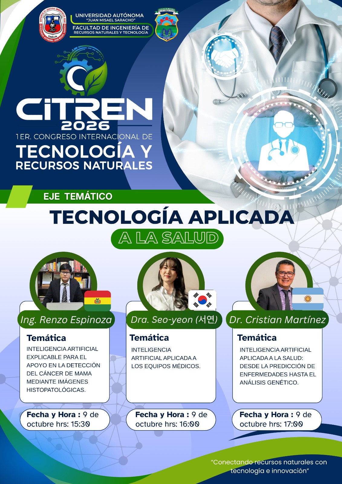 Afiche Tecnología Aplicada a la Salud