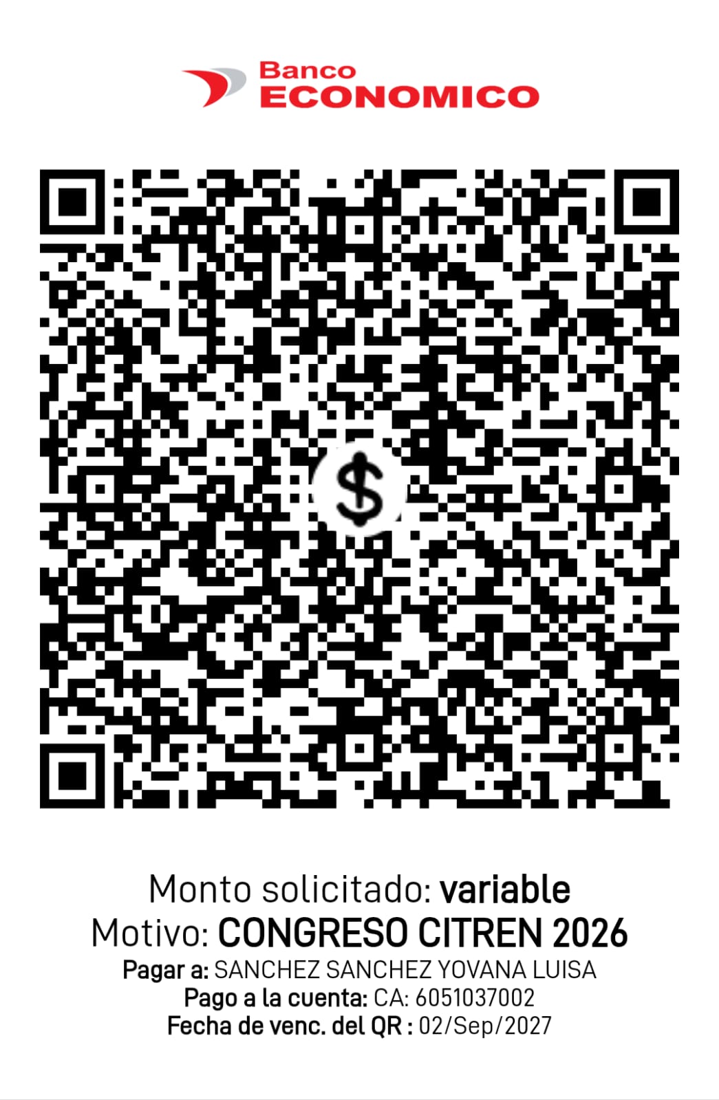 QR para inscripciones